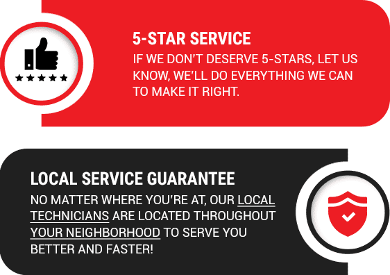5-STAR SERVICE LOCAL SERVICE GUARANTEE